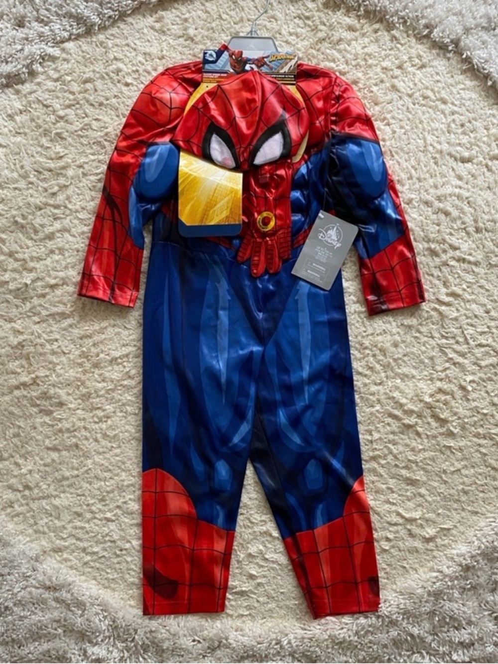 Disney Spiderman - Red & Blue Kids Superhero Costume